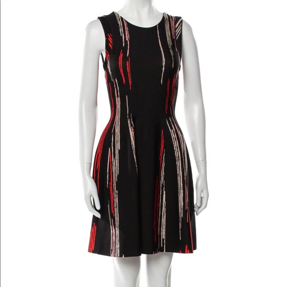 ISSA LONDON Knit Sleeveless Fit and Flare Dress